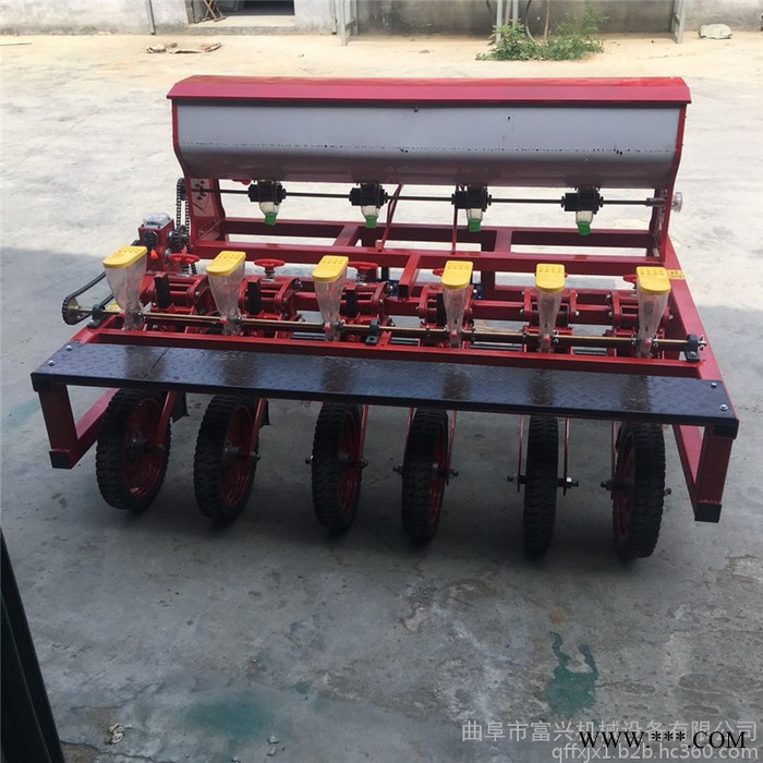 小型手推式蔬菜播种机 多行黄芪党参下种机 油菜白菜萝卜精播机图片图5