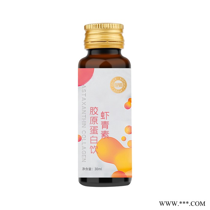 虾青素胶原蛋白饮 胶原蛋白肽口服液 焕新肌肤酵素源头厂家 酵素加工厂家图5