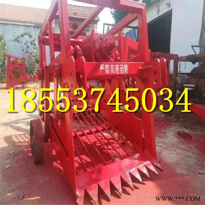 液压升降根茎药材收获机 丹参党参多功能收获机图5