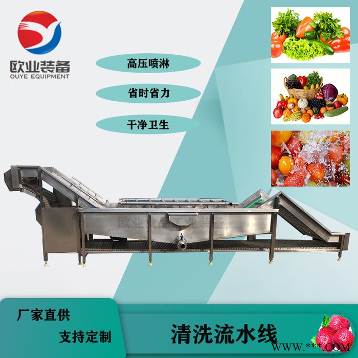 潍坊中药材商用党参清洗机根茎类洗菜机商用果蔬气泡喷淋式清洗机图4