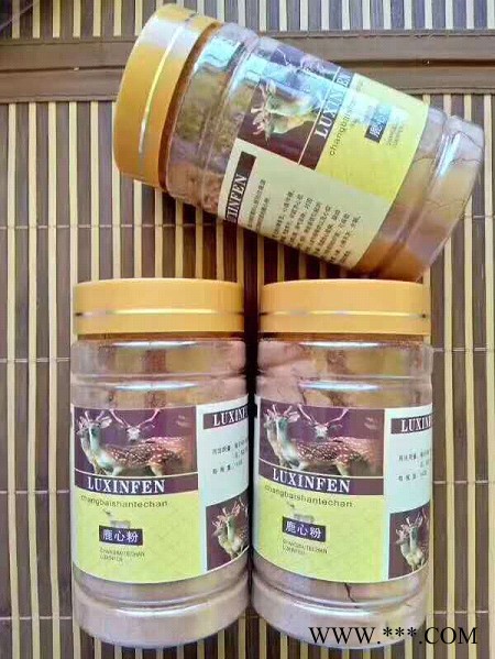 鹿心粉140克精美包装产品滋补东北特产产地批发包装人参药材西洋参吉林长白山煲汤泡酒炖服礼盒包装定双阳鹿乡打粉现磨细粉泡水图2