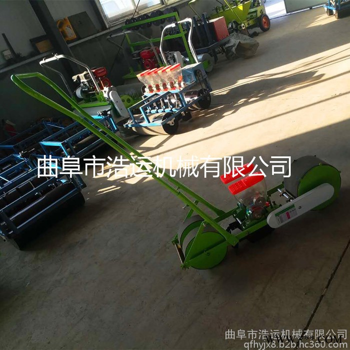 山东曲阜浩运机械省人力省种子党参单行人力推车式小型播种机  油菜免间苗播种机 蔬菜播种机图7