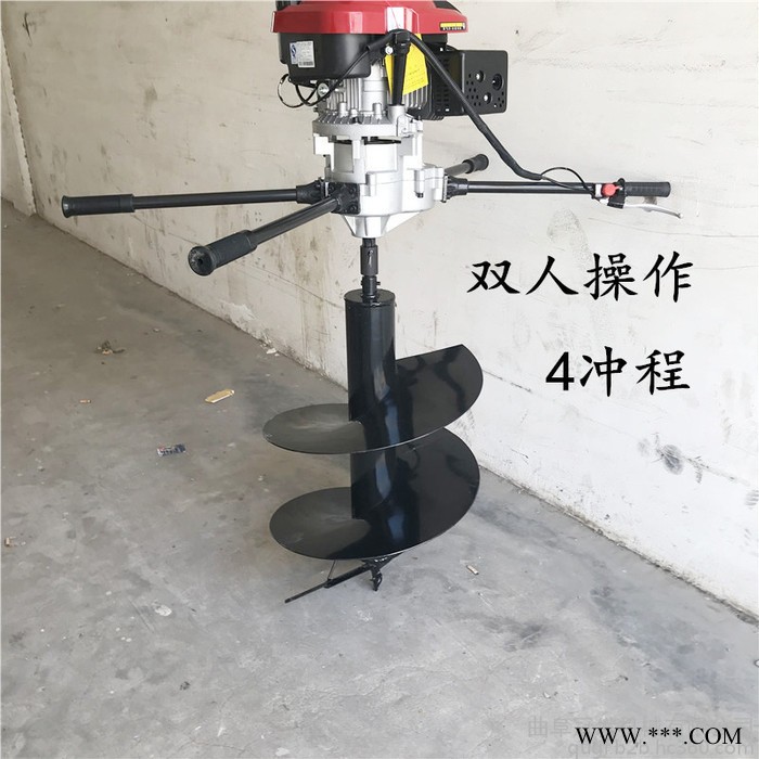 冠发便携式机械地钻 西洋参好用挖坑机 果树施肥挖坑机图4