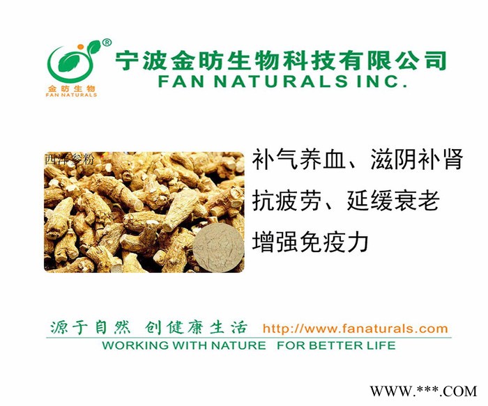 西洋参粉、花旗参粉、西洋参原粉 AMERICAN GINSENG EXTRACT植物原药材图2