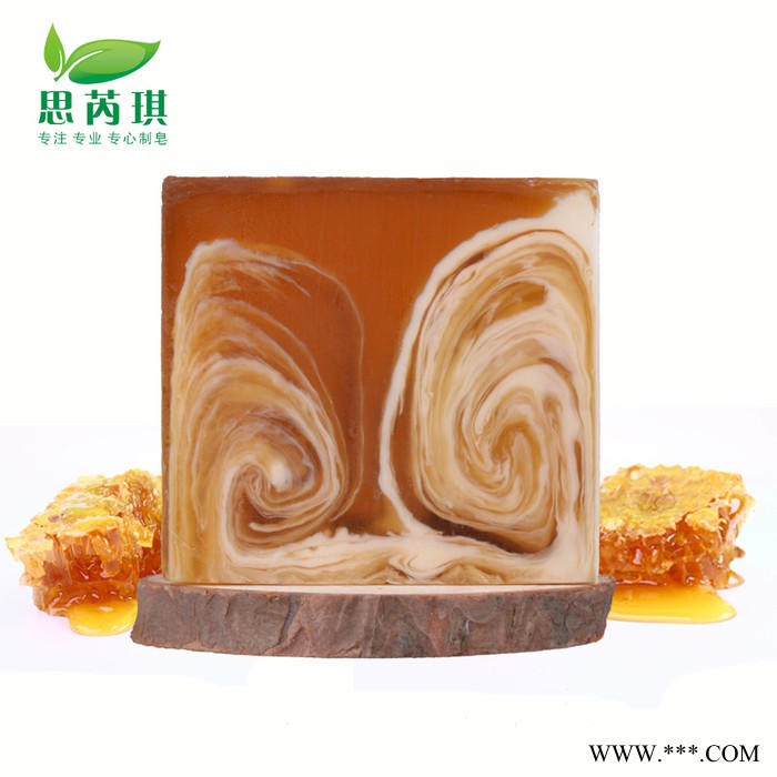 厂家批发 蜂蜜牛奶美白手工皂 蜂胶嫩肤洁面皂 OEM加工