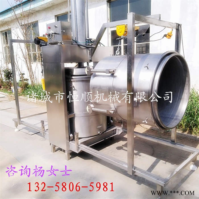 中药材深加工脱水压滤机 发酵果蔬酵素压榨机 胶原蛋白过滤压榨机 中药渣压榨机图3