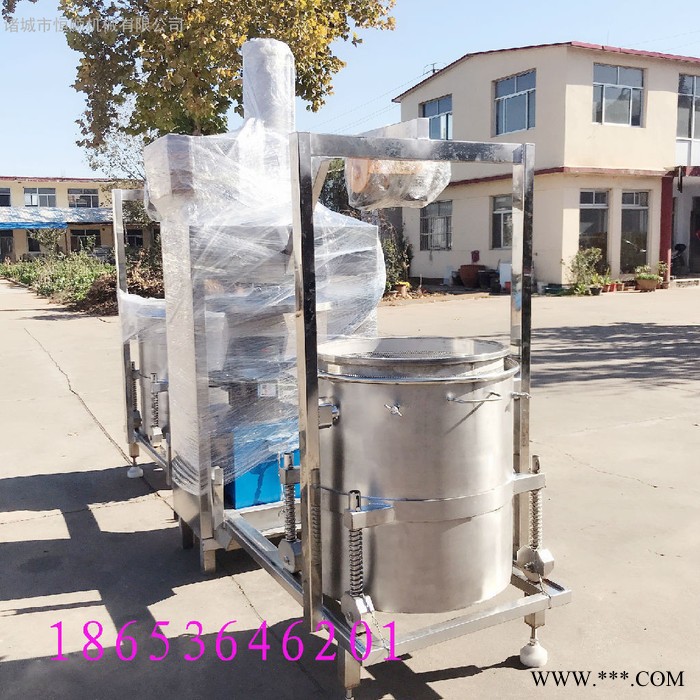 鹿茸泡酒、鹿酒酒汁分离榨汁机 中药材药酒压榨机 蜂蜜压蜜机图2