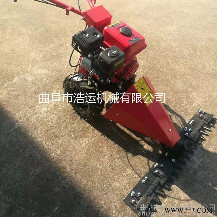 山东曲阜浩运机械工厂直销多功能干稻芦荟收割机 汽油四冲简便手推式修剪机图3