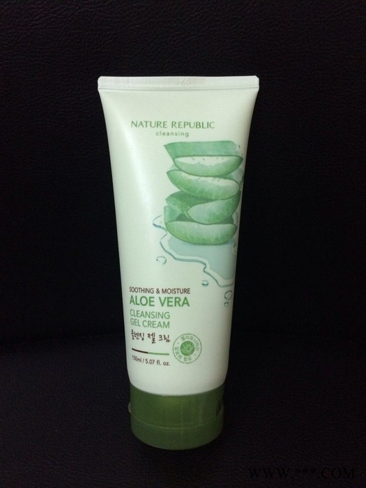专柜韩国自然乐园 Nature Republic 芦荟凝胶泡沫洗面奶补水保湿