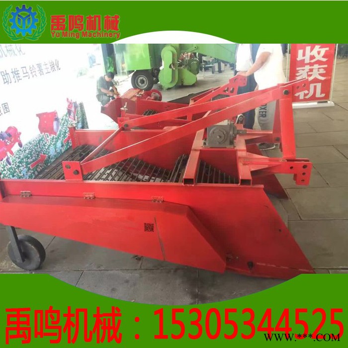 药材收获机 根茎类草药收获机 70马力拖拉机带动药材收获机 当归 太子参 黄芪 葛根 丹参等 草药收获机 2图6