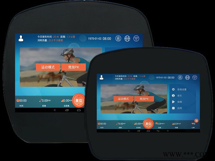 龙翔电子 动感单车智能运动数据彩屏显示图4