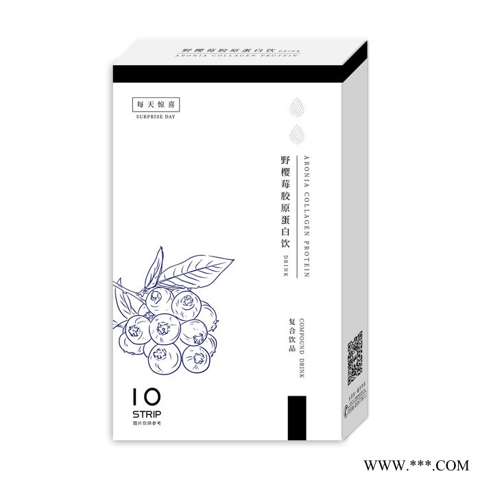 美是康工厂蓝莓果蔬饮品益生菌葡萄饮小分子胶原蛋白饮 可OEM贴牌加工图4