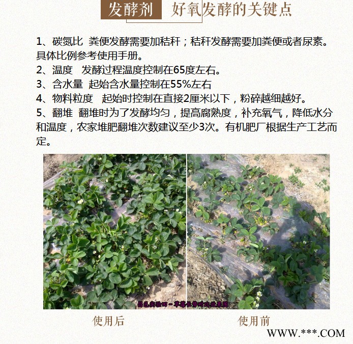 益生菌发酵剂 鸡粪牛粪羊粪猪粪自制有机肥 粪便农家肥秸秆腐熟剂图2