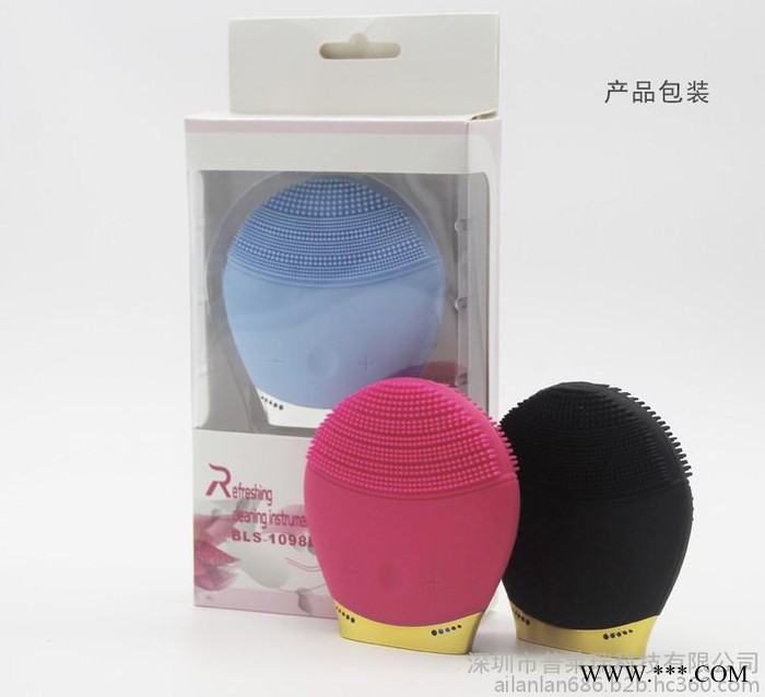 BLESS 电子美容仪 电动硅胶洁面仪 硅胶洗脸刷美容仪器 超声波毛孔清洁器 洗脸神器厂家图6