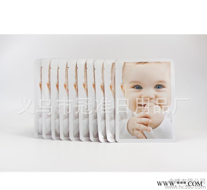 婴儿四季补水面膜贴睡眠免洗蚕丝面膜清洁祛痘收缩毛孔爱国天使图2