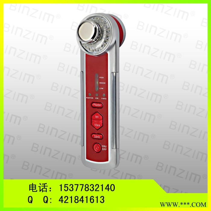 供应多功能美容仪 离子嫩肤仪 彩光超音波美容仪 面部清洁器图2