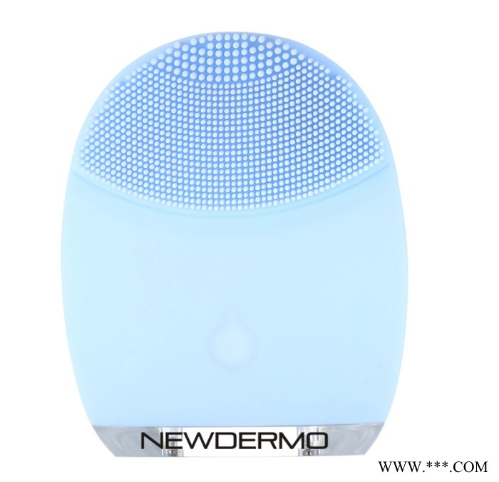 NEWDERMO迪魔炫彩迷你充电式硅胶洁面仪毛孔清洁家用美容洗脸神器图2