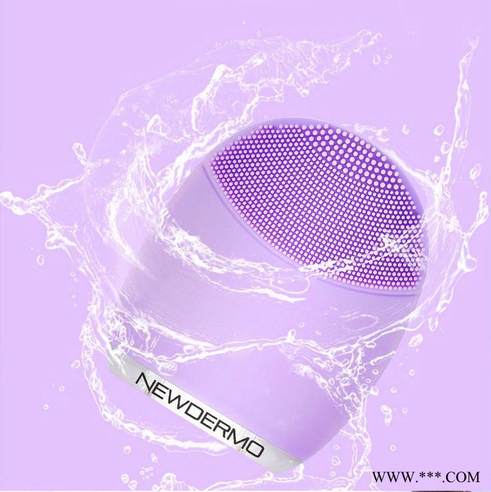 NEWDERMO迪魔炫彩迷你充电式硅胶洁面仪毛孔清洁家用美容洗脸神器