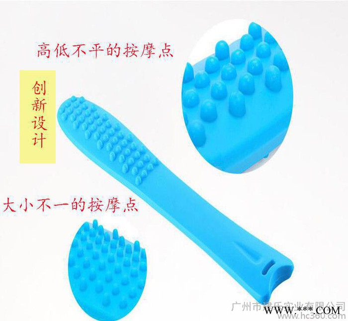 加长益拍拍经络养生台湾硅胶保健拍痧引沙棒掌条按摩锤健康拍打器 拍痧板拍砂掌经络拍保健拍痧棒养生槌锤健康图3