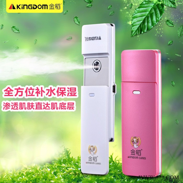 金稻冷喷机纳米补水喷雾器脸部加湿器保湿蒸脸器美容仪KD777神器图2