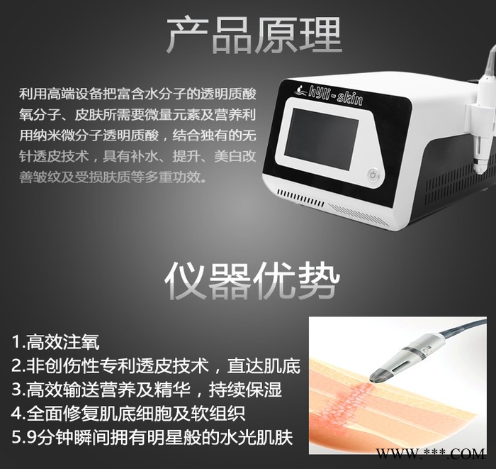 水光针仪器德国进口美容仪器无针水光仪无创水光导入补水美容仪器图7