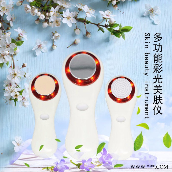 一件代发多功能美容仪家用彩光导出导入仪彩光嫩肤脸部按摩器祛痘图4