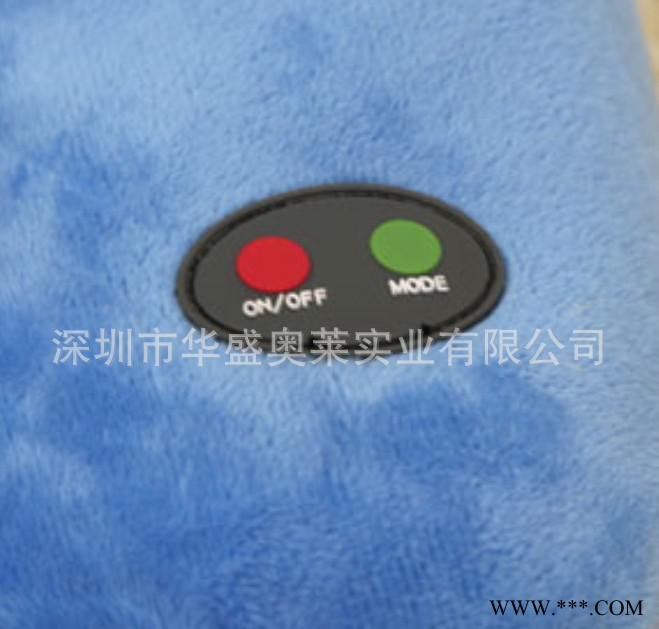 按摩枕 U枕颈枕 超柔短毛绒 泡沫粒子填充 6档震动按摩 可图2