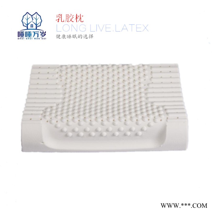 天然乳胶枕头曲线按摩枕保健枕天然记忆枕支持定制贴牌一件代发图4