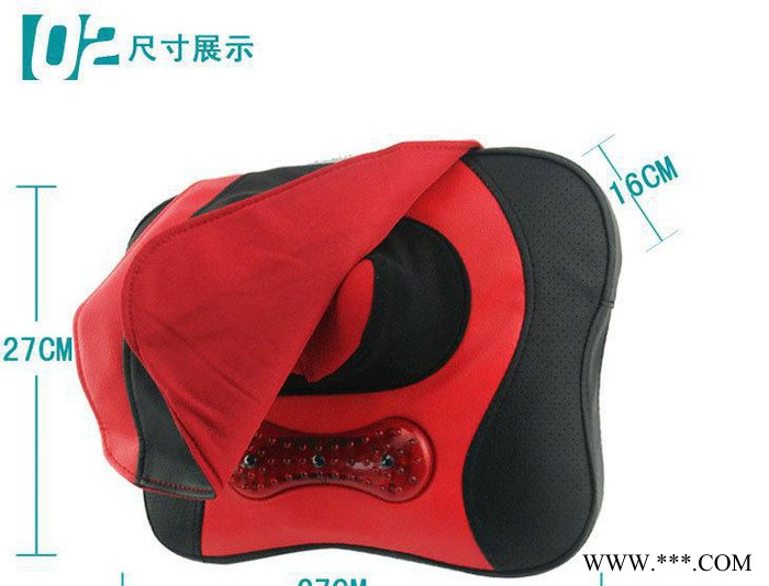 **直销颈椎按摩枕腰背部按摩垫多功能按摩器图2