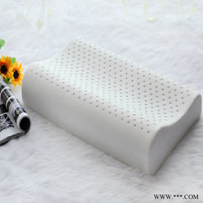NRM橡胶枕头 天然乳胶枕 按摩枕芯护颈保健颈椎枕图4