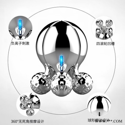 KAKUSAN/卡酷尚 日本面部美容仪四轮美颜器提拉紧致塑形仪3D滚轮按摩器
