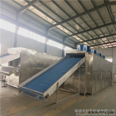 中草药烘干设备 艾草烘干机 大产量地瓜干多层网带式干燥机