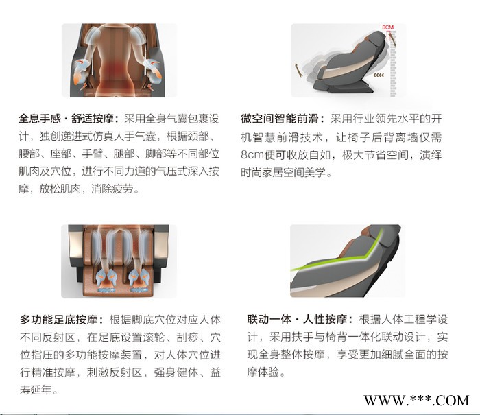 沈阳批发荣康RK-7912智享按摩椅图7