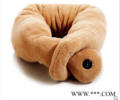 电动按摩记忆棉围脖家用颈椎按摩器护颈枕午睡枕颈部按摩枕图3