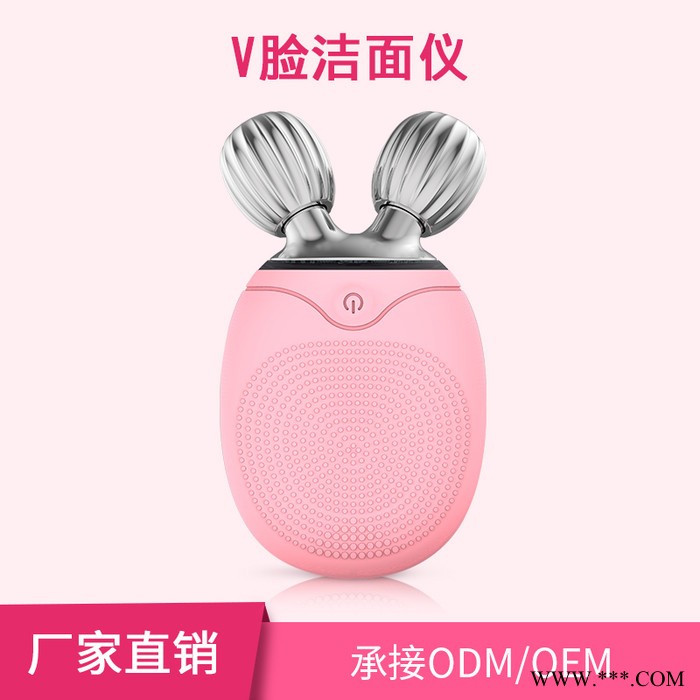 洁面仪usb充电多功能防水美容仪器家用震电动按摩硅胶洗脸刷**图2