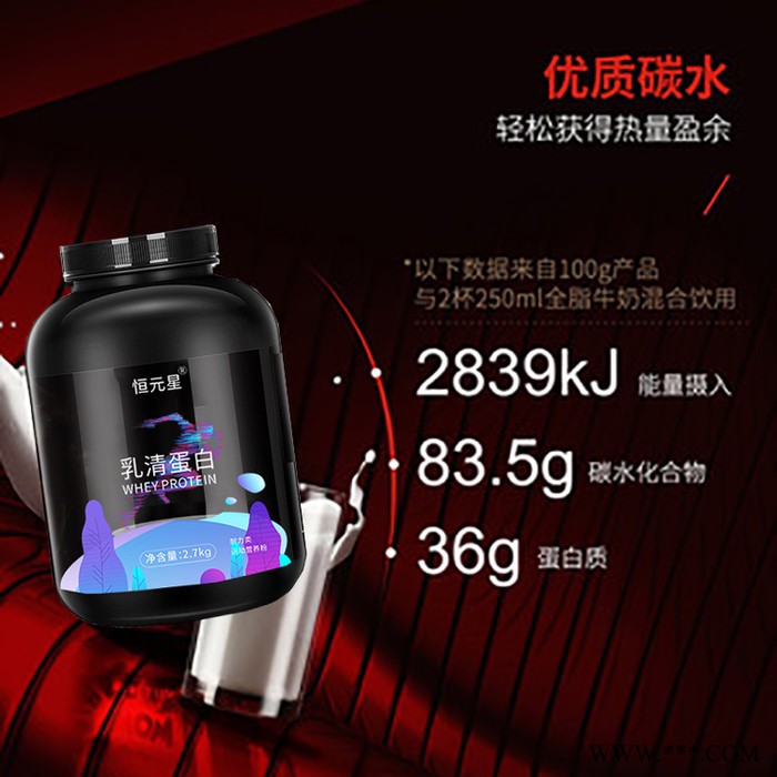 恒元星 恒元星乳清蛋白粉OEM 乳清蛋白粉价格 特膳食品生产厂家图5