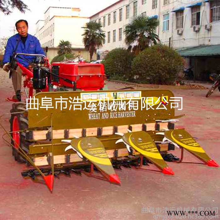山东曲阜浩运机械 不伤根系苏丹草牧草手扶式收割机  甜叶菊艾草多种宽幅割晒机图6