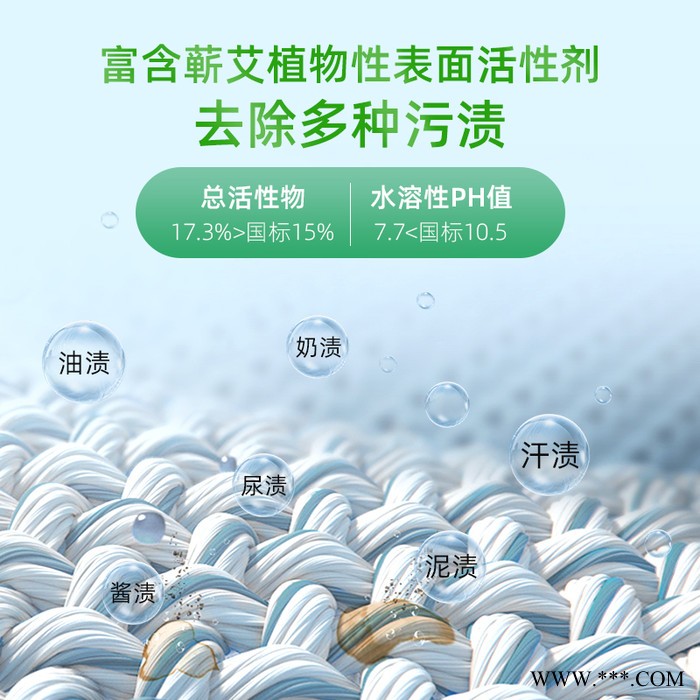 李时珍故里蕲艾洗衣液抑菌柔顺护理艾草洗衣液艾灸馆货源批发 蕲艾草洗护图2