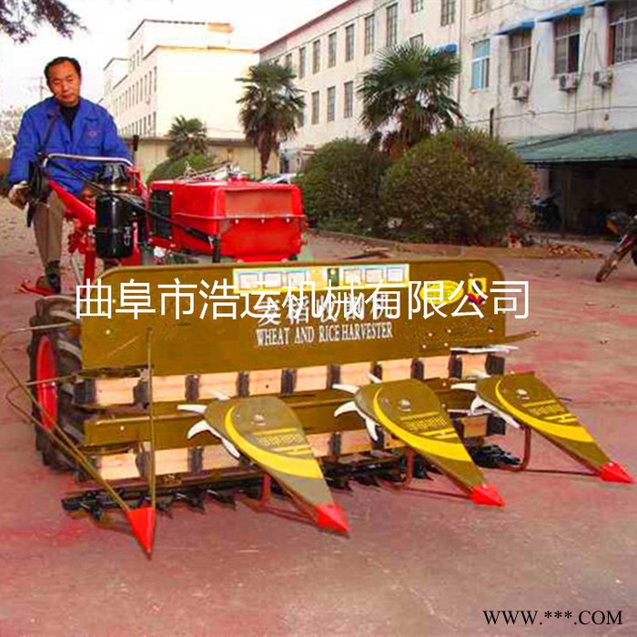山东曲阜浩运机械工厂直销大豆辣椒牧草割晒机 型号齐全割晒机割台 艾草苜蓿草割晒机图3