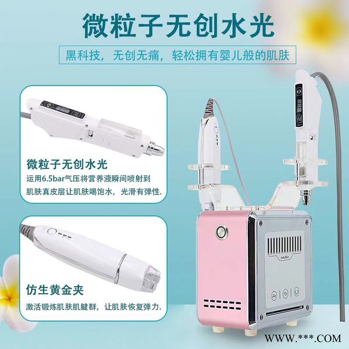 蓝旗微粒子无创水光仪面部注氧仪嫩肤美白补水仪抗衰修复美容仪器厂家图5