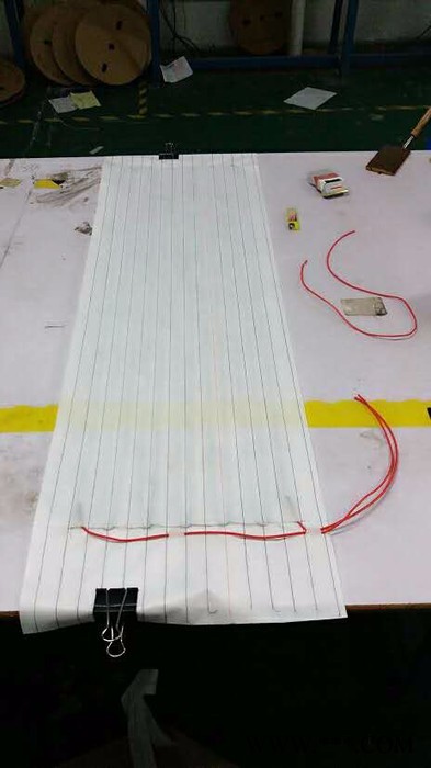 24V理疗按摩床电加热片，24V远红外碳纤维按摩椅发热芯片，无纺布碳纤维电热片厂家 碳纤维发热片图2