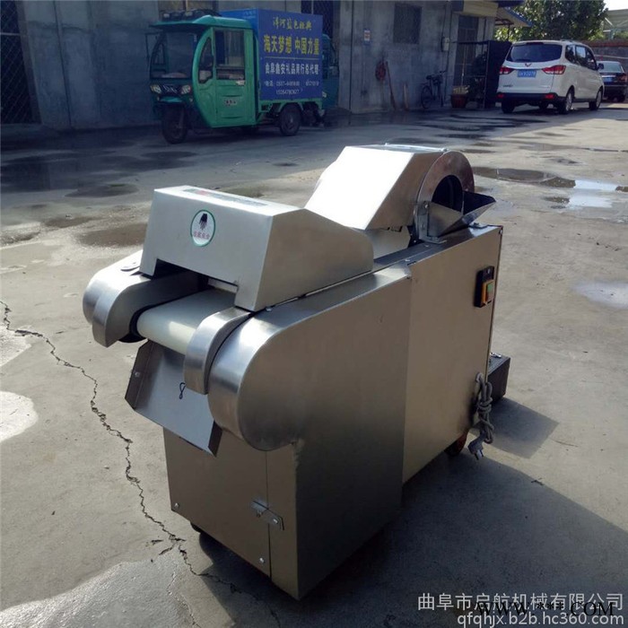 灵芝艾草切段机 辣疙瘩切丝机  启航荷叶切丝机图片图3