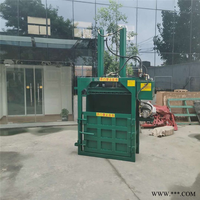 编织袋打包机 稻草艾草打捆机 启航纸箱压块机图6