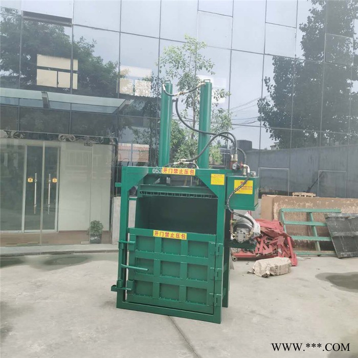 编织袋打包机 稻草艾草打捆机 启航纸箱压块机图3