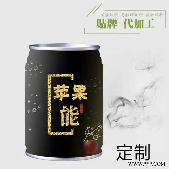 柠檬味维生素能量饮料 易拉罐液体饮料oem定制代加工图2