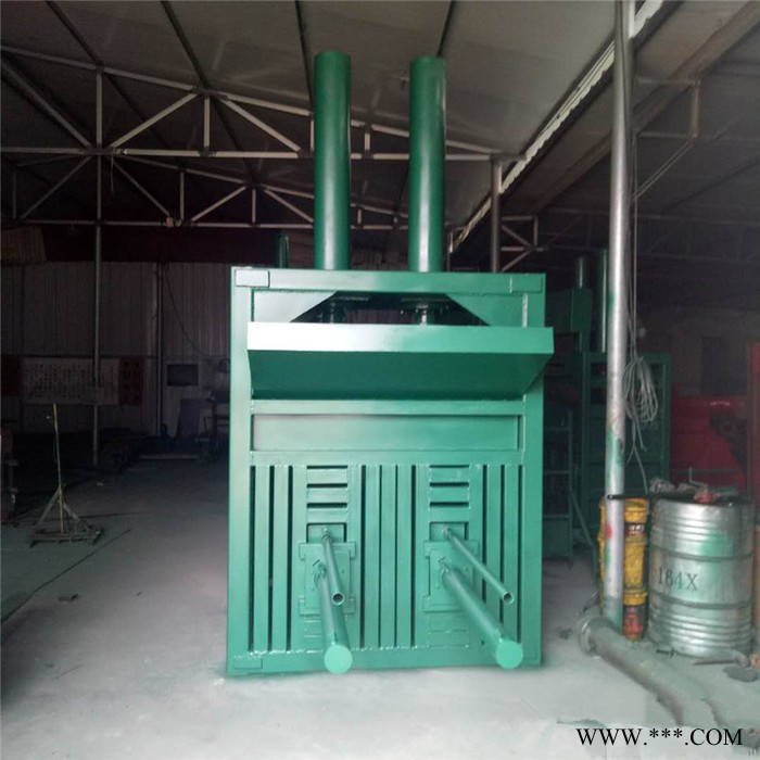 启航废料压缩设备 艾草药材打包机 压块机图4