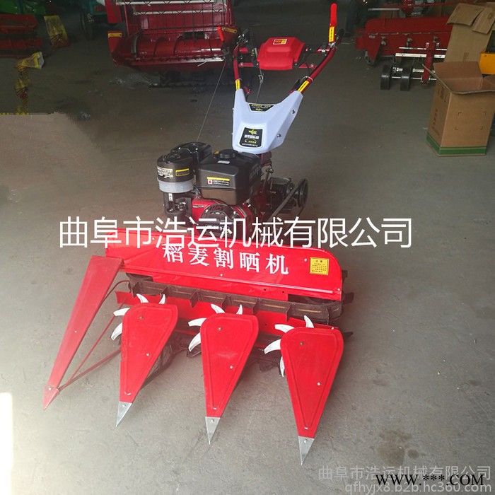 单人操作莆房叔水稻大豆收割机 多功能汽油动力艾草 玉米 割晒机图4