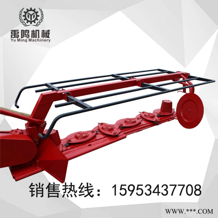 禹鸣9GKY-1.4割草机 多功能圆盘割草机 拖拉机后置牧草收割机 苜蓿艾草收获机图3