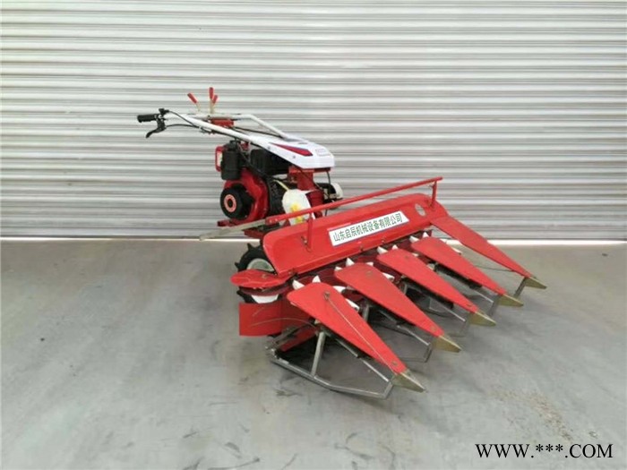 农启辰9G-80 微型自走式割晒机小型多功能割草微耕机 可以割玉米 小麦苜蓿大豆辣椒艾草割晒机图2