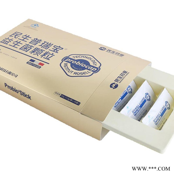 民生健康 民生普瑞宝牌 1.5g/袋*30袋 益生菌颗粒 法国进口